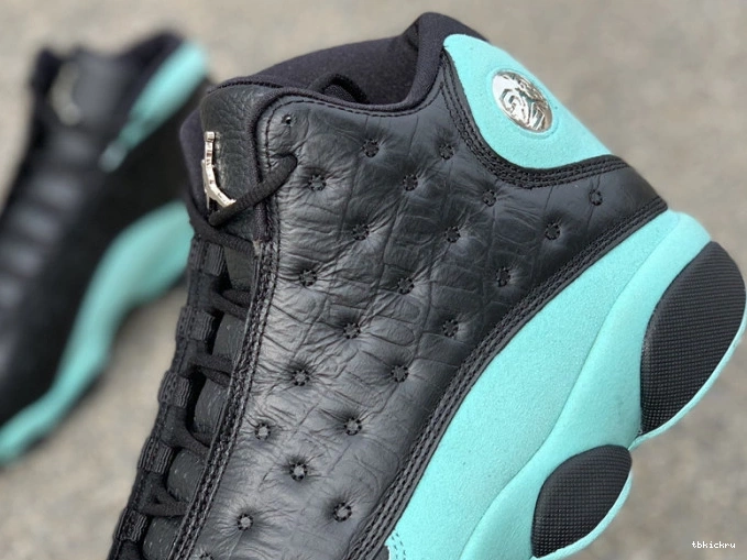 Cheap TBkick 13 Black Retro Air Island Jordan Green 414571-030 0813